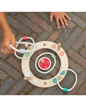 JEU D'ANNEAUX 5 PIQUETS