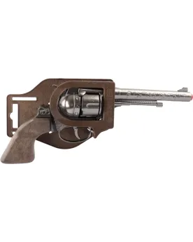 COWBOY PISTOLET METAL 12 COUPS