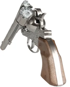 COWBOY PISTOLET METAL 12 COUPS