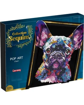 SEQUINS COLLECTION POP ART CHIEN