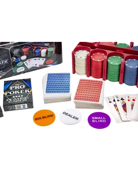 BOITE METAL 200 JETONS