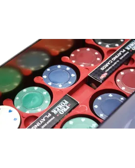 BOITE METAL 200 JETONS