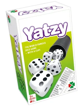 YATHZY GOBELET/DES/BLOCS DE SCORE