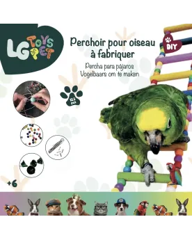 TOY PET PERCHOIR ET ECHELLE POUR OISEAUX