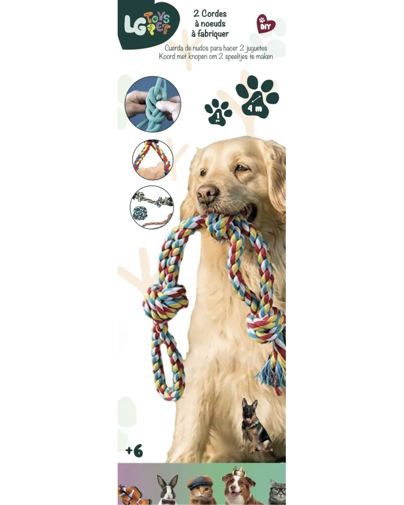 TOY PET JOUET A NOEUD A FABRIQUER