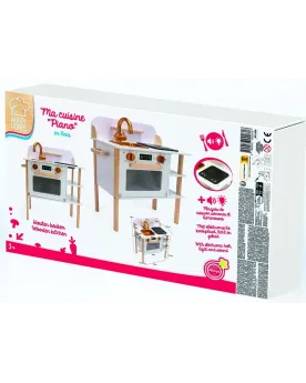 CUISINE PIANO EN BOIS ELECTRONIQUE  Avec plaque de cuisson électron...