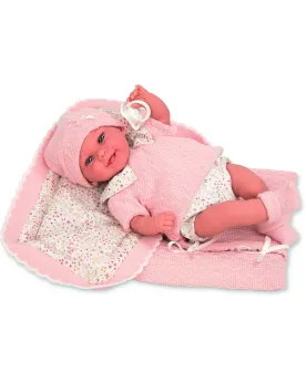 ELEGANCE BEBE BEBITO 35CM + COUVERTURE P  35 cm. Traits réalistes. ...