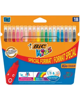 18 FEUTRES KID COULEUR FORMAT SPECIAL   BIC15375092 BIC Âge Minimum...