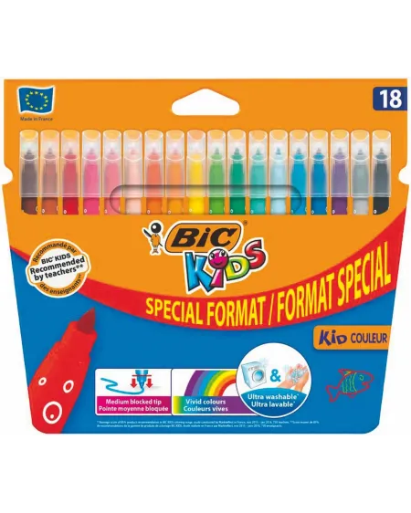 18 FEUTRES KID COULEUR FORMAT SPECIAL   BIC15375092 BIC Âge Minimum...