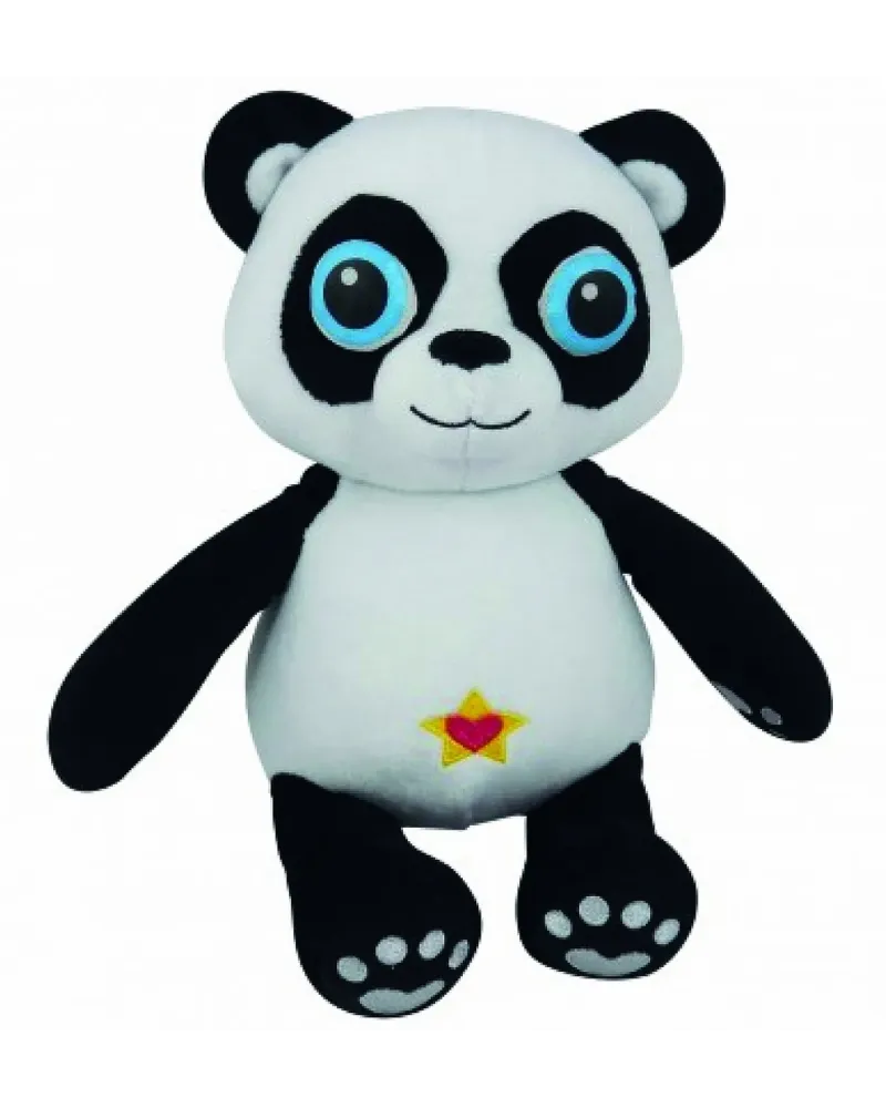 PANDA PELUCHE YEUX S'ALLUMENT  Peluche de 38 cm. Si tu lui fais un ...