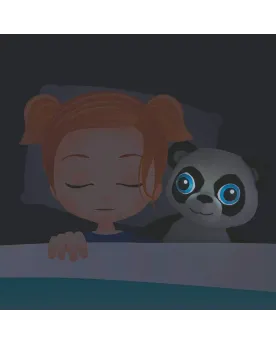 PANDA PELUCHE YEUX S'ALLUMENT  Peluche de 38 cm. Si tu lui fais un ...