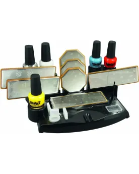 PROFESSIONAL STUDIO ONGLES Choisis un pochoir, dépose une goutte de...