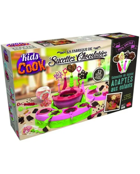 FABRIQUE SUCETTES CHOCOLATEES  Réalise 12 sucettes aux formes détai...