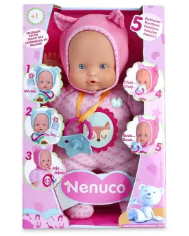 NENUCO POUPON 5 FONCTIONS  30 cm. Bébe parfumé. Dit papa et maman, ...
