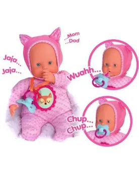 NENUCO POUPON 5 FONCTIONS  30 cm. Bébe parfumé. Dit papa et maman, ...