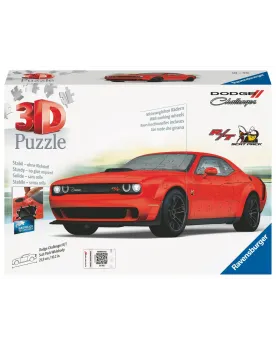 PUZ BALL 3D DODGE CHALLENGER ROUGE  108 pièces pliables pour la con...