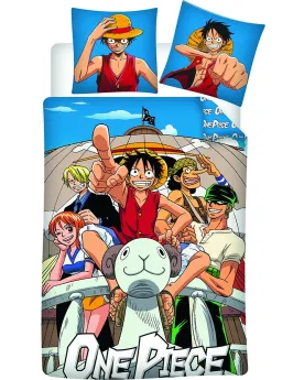 HOUSSE COUETTE POLYCOTON ONE PIECE  Housse : 140 x 200 cm + 1 taie....