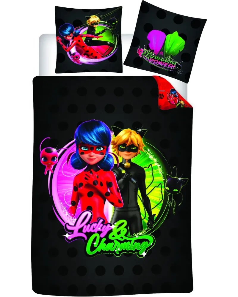 HOUSSE COUETTE POLYCOTON MIRACULOUS  Housse : 140 x 200 cm + 1 taie...