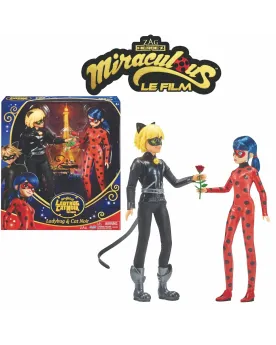 MIRACULOUS PACK DE 2 POUPEES 26CM  26 cm. BANP50198 BANDAI Âge Mini...