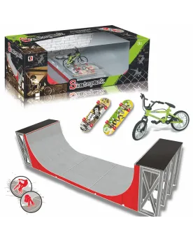 SKATEPARK 1 VELO 2 SKATES A DOIGT  2 skates à doigt et 1 vélo inclu...