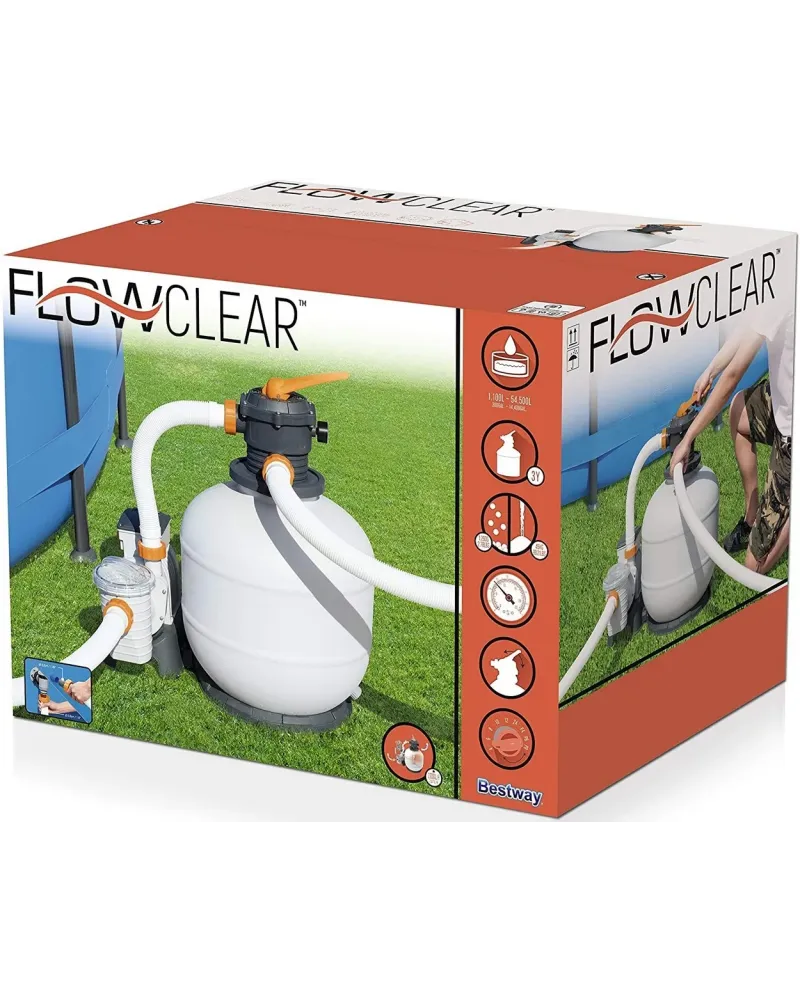 POMPE FILTRE A SABLE 8000L/H  8000 L/H. BSW58499 BESTWAY Âge Minimu...