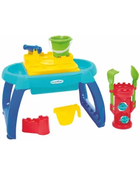 TABLE SABLE ET EAU + ACC.  Verse de l'eau dans le moulin pour décle...