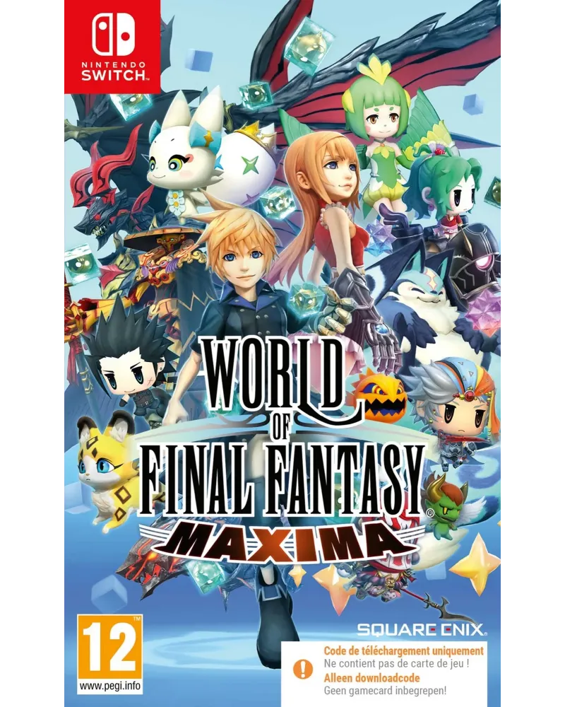 SWITCH WORLD OF FINAL FANTASY MAXIMA  CODE-IN-A-BOX   SWT009342 NIN...
