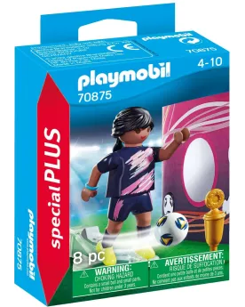 JOUEUSE DE FOOTBALL  GAMME SPECIAL PLUS PMB70875 PLAYMOBIL Âge Mini...