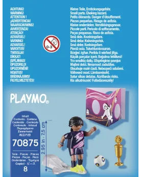 JOUEUSE DE FOOTBALL  GAMME SPECIAL PLUS PMB70875 PLAYMOBIL Âge Mini...