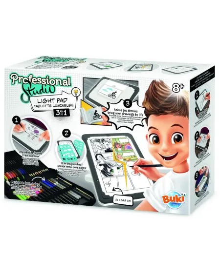 TABLETTE 3 EN 1 Lumineuse : pour décalquer et dessiner. Avec les po...