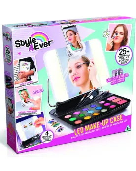 MALLETTE DE MAQUILLAGE AVEC MIROIR LED  Crée ton propre style et ap...