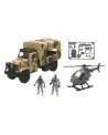 SOLDIER FORCE CAMION DE L'ARMEE + HELICO  2 soldats et des accessoi...