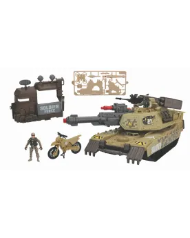 SOLDIER FORCE TANK + PERS + ACCES  Vise avec le canon et tire sur l...