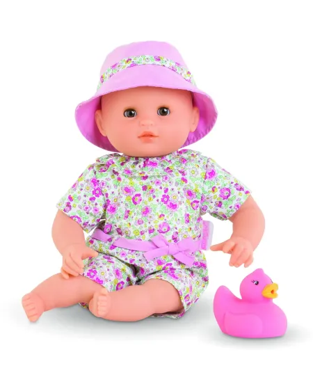 BEBE BAIN CORALIE LIBERTY ROSE CLAIR  30 cm. Un jouet de bain inclu...