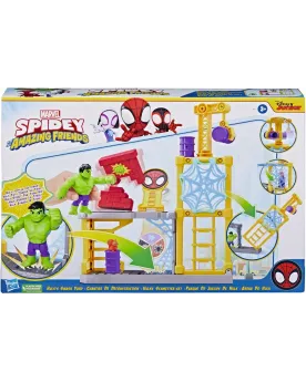SPIDEY PLAYSET DE HULK  Défonce le mur, fais tomber et éjecte le to...