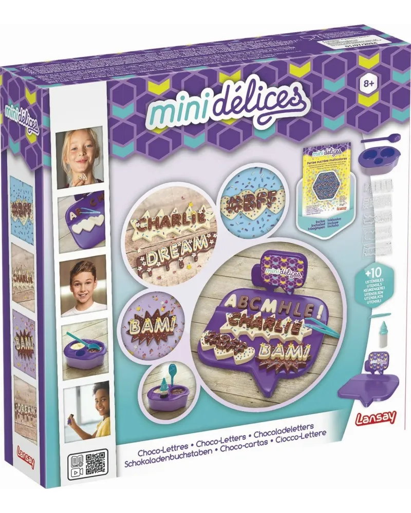 MINI DELICES MON ATELIER CHOCO-LETTRES  Crée des messages super fun...