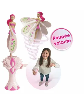 SKY DANCER FUSHIA  Pose-la sur la base et tire sur la corde pour la...