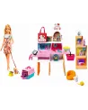 BARBIE SALON DE TOILETTAGE ANIMAUX  Aide Barbie à s'occuper des ani...