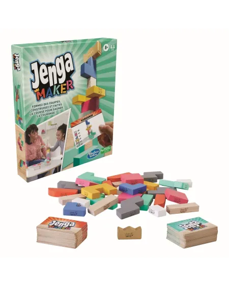 JENGA MAKER Il se joue en équipe. Un membre décrit la construction ...