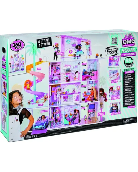 LOL SUPRISE OMG MAISON DES SURPRISES  Plus de 85 surprises. 4 étage...