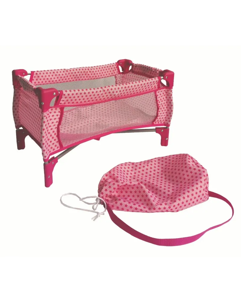 LIT DE VOYAGE 407 A ETOILES  54 x 32 cm. Sac de transport inclus. M...