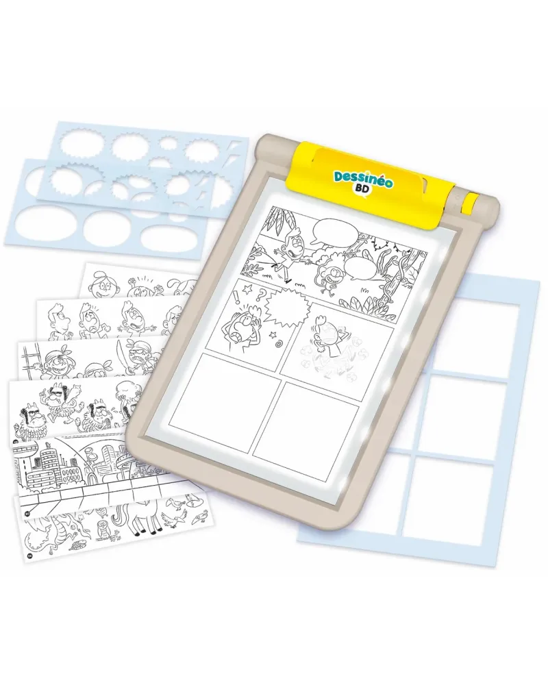DESSINEO BD Une tablette lumineuse et du matériel pour créer une BD...