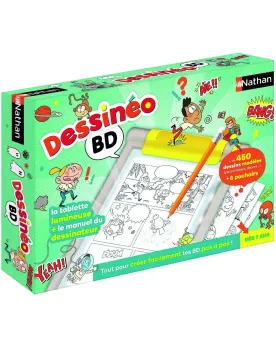 DESSINEO BD Une tablette lumineuse et du matériel pour créer une BD...