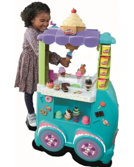 PLAY DOH LE CAMION DE GLACE  Les 27 outils et la machine à glace pe...