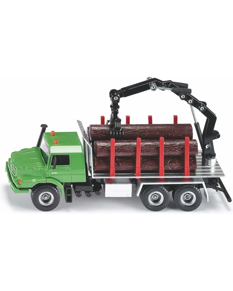 1/50 CAMION FORESTIER  1/50. Avec grue directionnelle et 6 troncs. ...