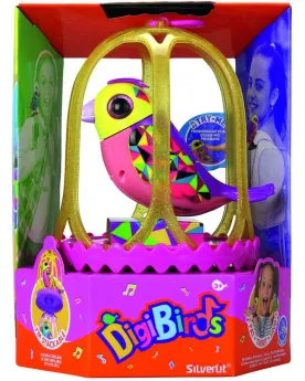 DIGIRD GOLD FINCH EN CAGE  Siffle comme un vrai oiseau. Compagnon i...