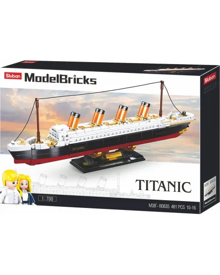TITANIC 481 PCES  481 pièces. SLU38-B0835 SLUBAN Âge Minimum: 10A -...