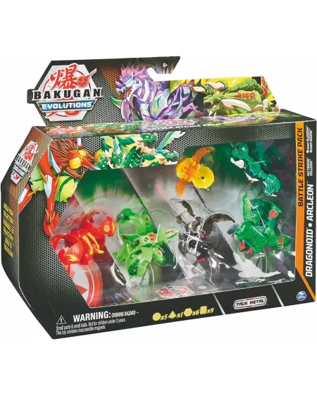 BAKUGAN BATTLE STRIKE PACK DE 6  Comprend : 3 Bakugan, 1 Geogan, 2 ...