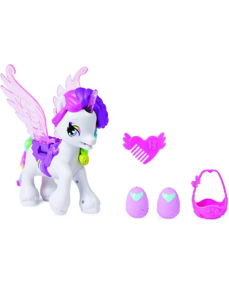 HATCHIMALS LICORNE Cette licorne intéractive t'enchantera avec ses ...