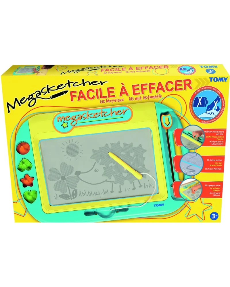 MEGASKETCHER CLASSIQUE MOTORISE  Ardoise magique pour réaliser des ...